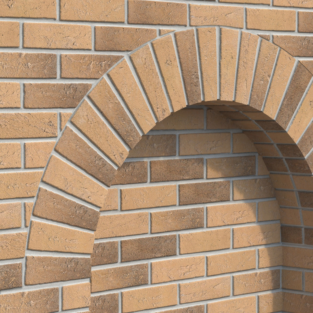 Weathered Cream Handmade Brick Texture Maps - CG Bricks